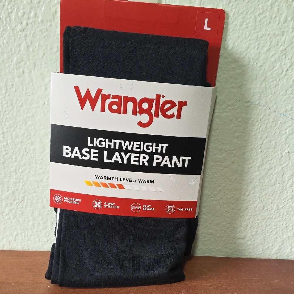 Wrangler Lightweight Base Layer Pant - Black